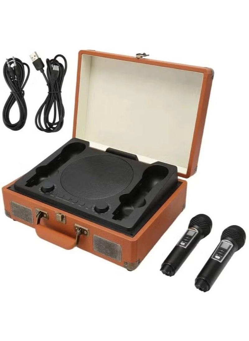 Karaoke Bluetooth Speaker - 2 Microphones
