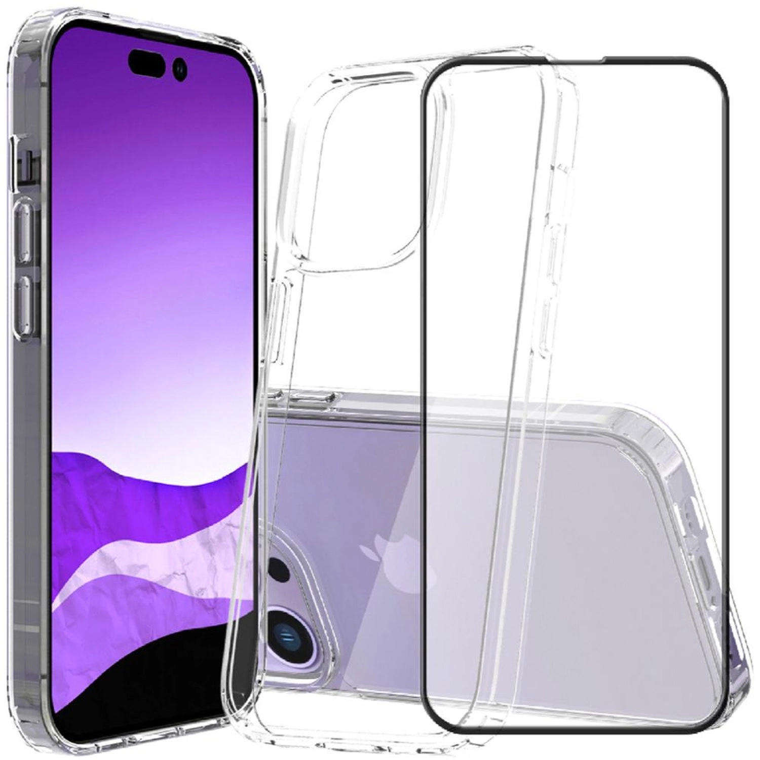 glassology Case With Screen Protector for iPhone 14 Pro