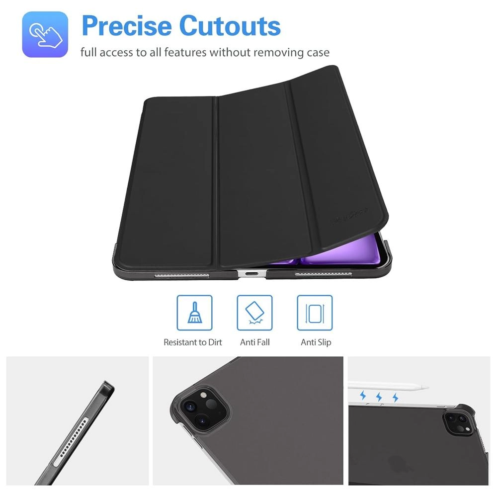Trands Case with Magnetic Smart Cover for iPad Pro 12.9-inch (2020)