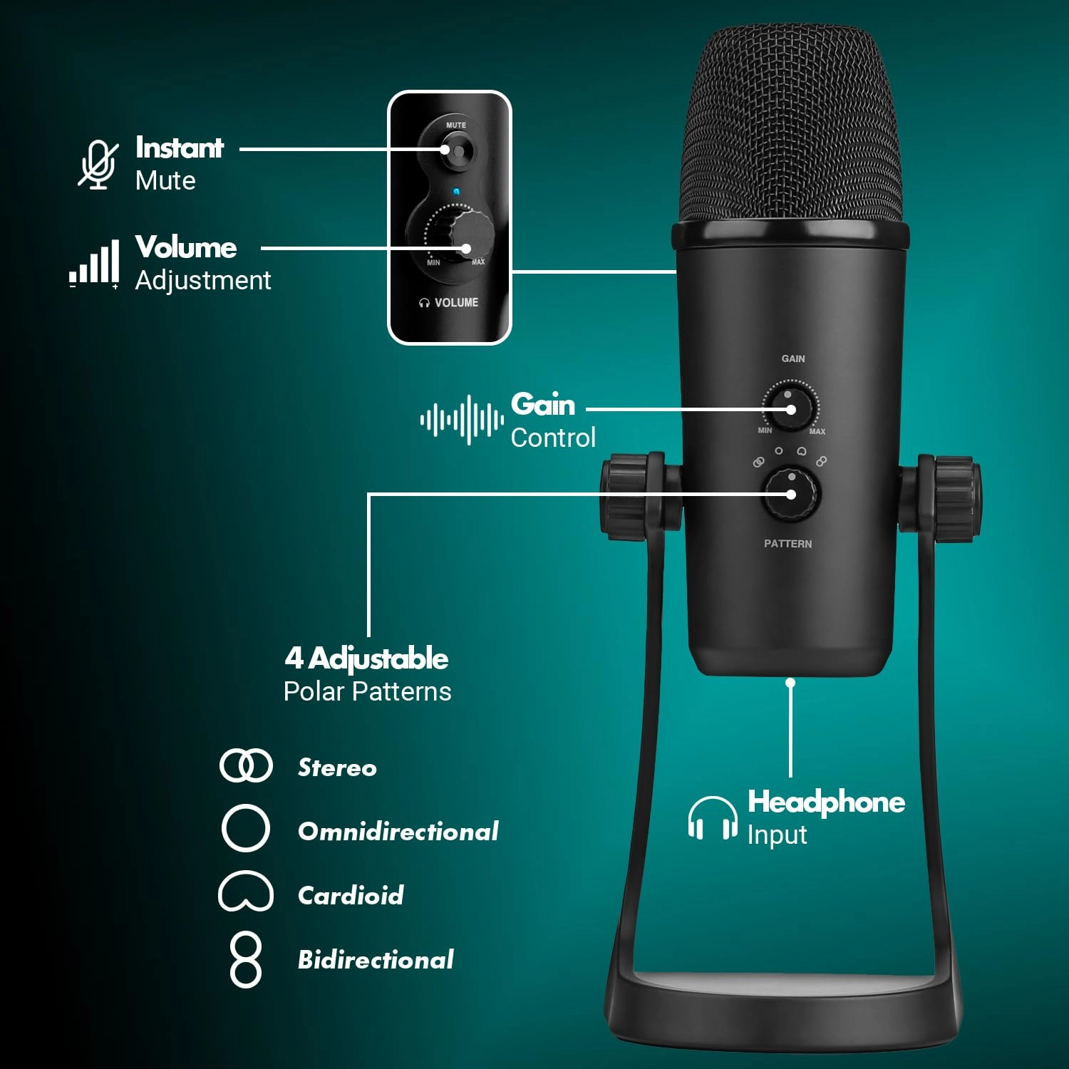 UM700W USB Microphone
