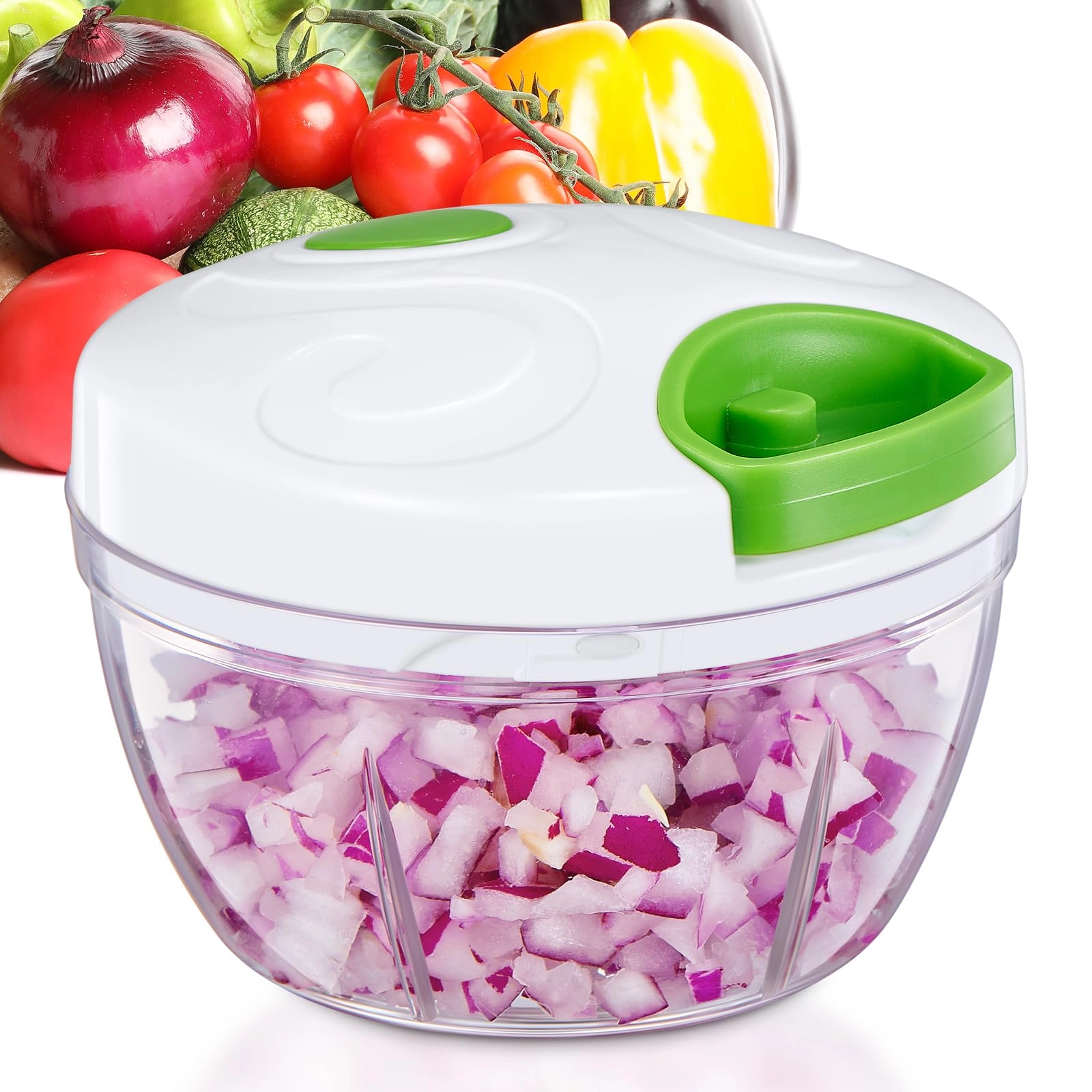 Yabano Onion Chopper - 500ml 3 blades