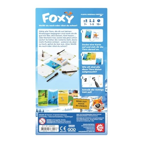 Foxy: Fluffy Animals - Card Game (German)