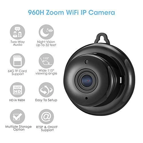 WiFi Full HD Spy IP Camera - 1080p