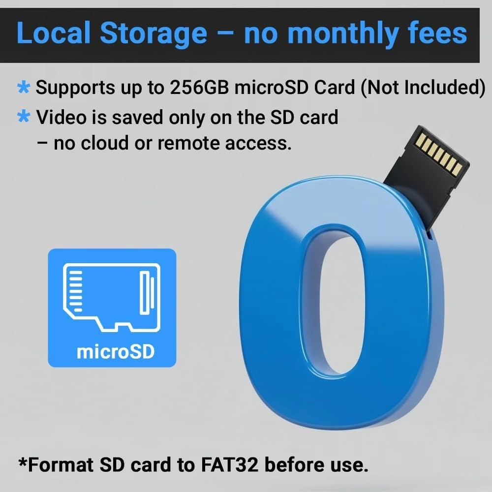 Mini Hidden Camera - 256GB 1080p