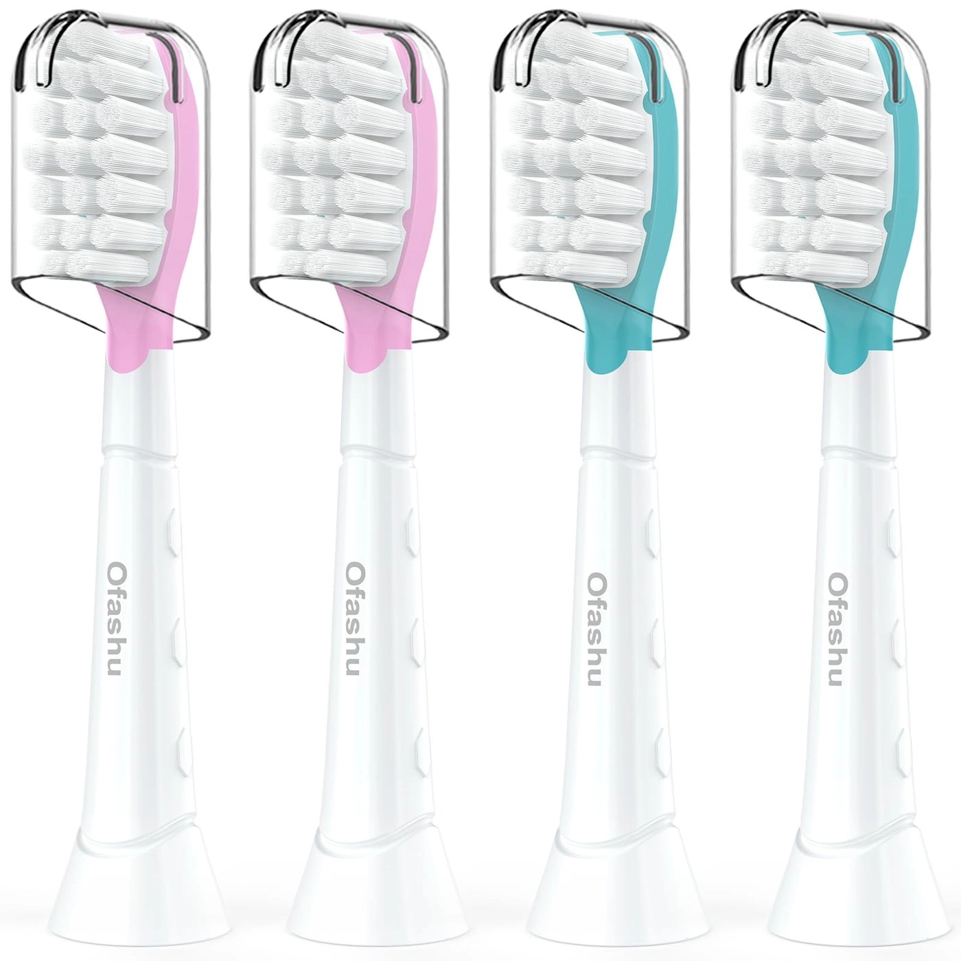 Ofashu Kids Toothbrush Heads - Compatible with Philips Sonicare 3-7 Years 4 Pack