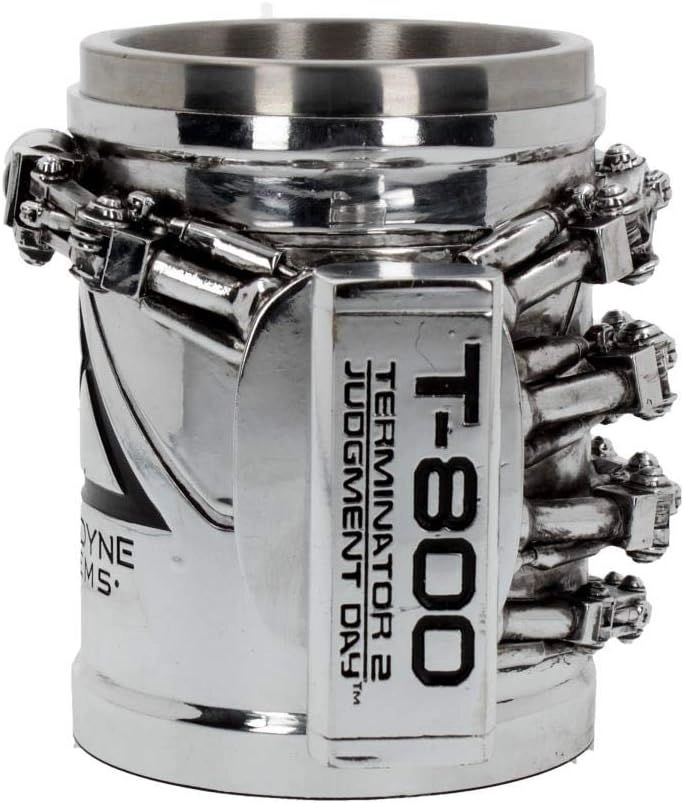 Terminator 2: Judgment Day T-800 Hand Tankard - Cyberdine logo 17cm