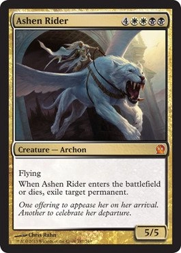 Magic: the Gathering Ashen Rider 187/249 - Theros - Mythic Rare