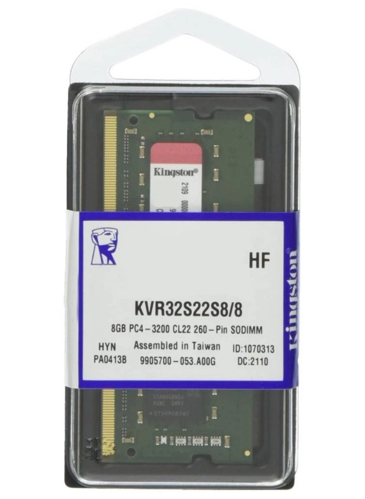 KVR32S22S8/8 - 8 GB 3200 MHz SO-DIMM DDR4
