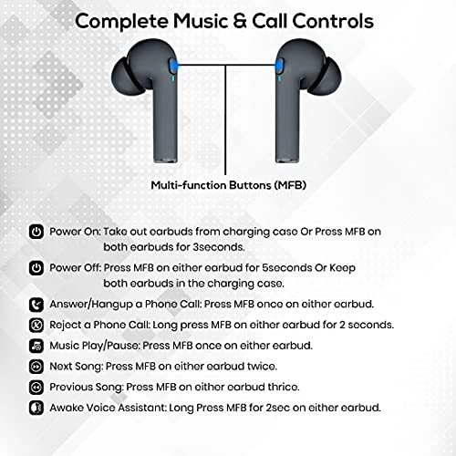 Bassbuds Vista Wireless Earbud