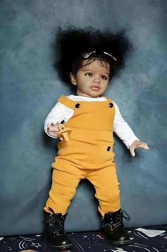 Reborn Toddler Doll - 26 inch Tan Skin Ages 3+