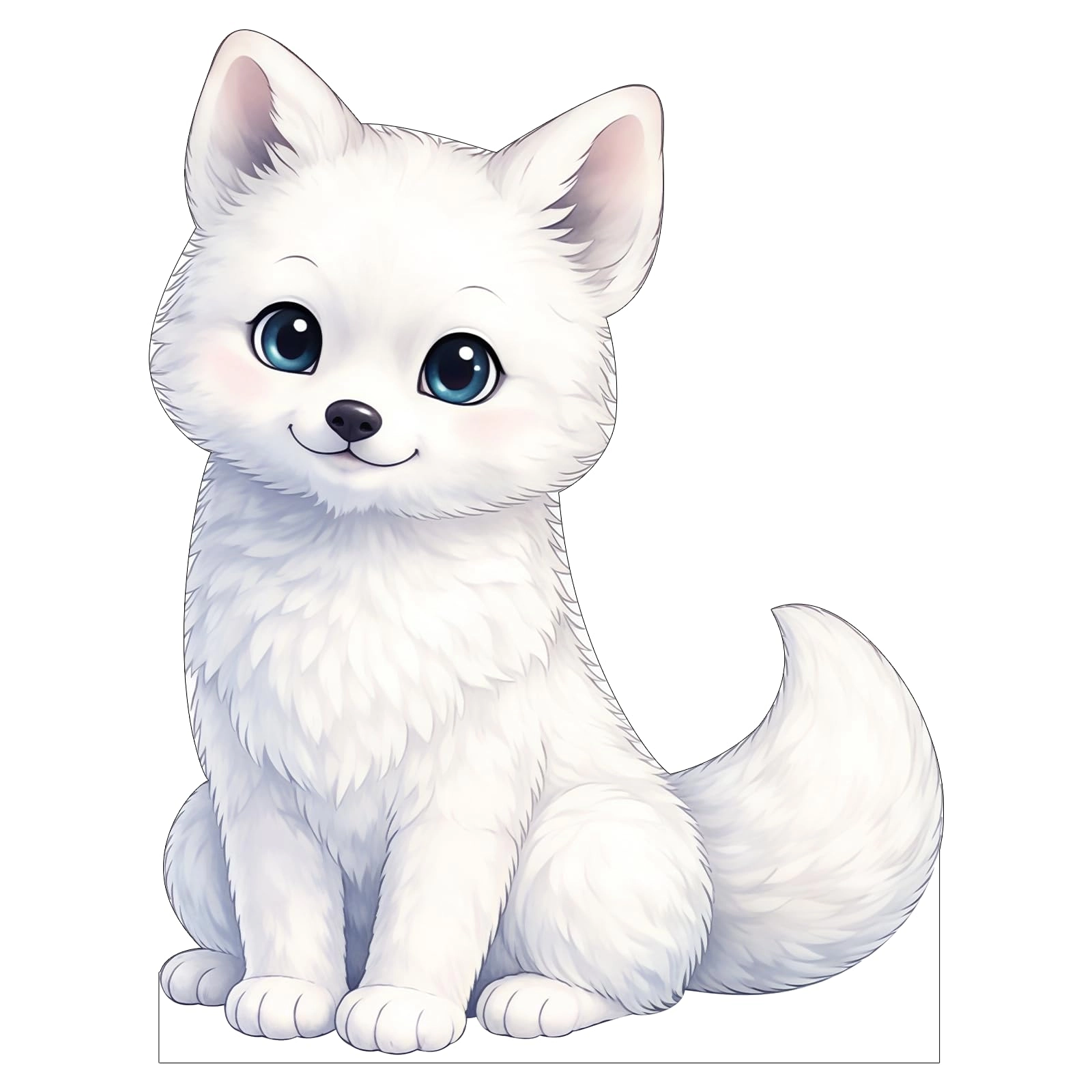 EnjoyView Cartoon Arctic Fox - 1 PC Baby Shower Birthday
