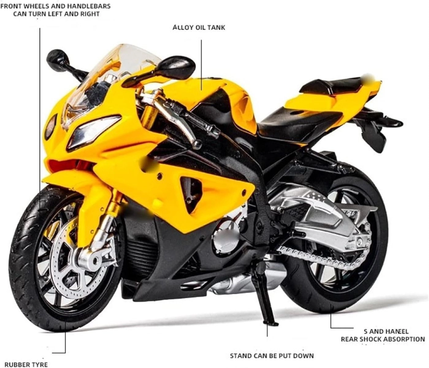 S1000Rr - BMW 1:12 Yellow