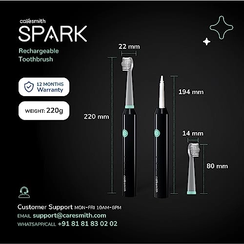 SPARK - Rechargeable 2 Brush Heads 5 Modes