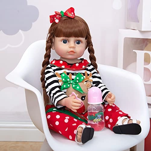 Reborn Baby Doll - 22 Inch Vinyl Girl Ages 3+