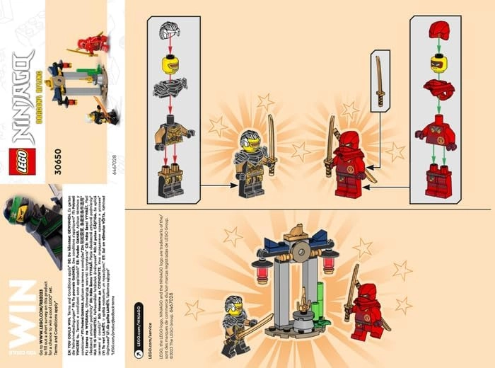Ninjago Kais and Rapton's Duel in the Temple