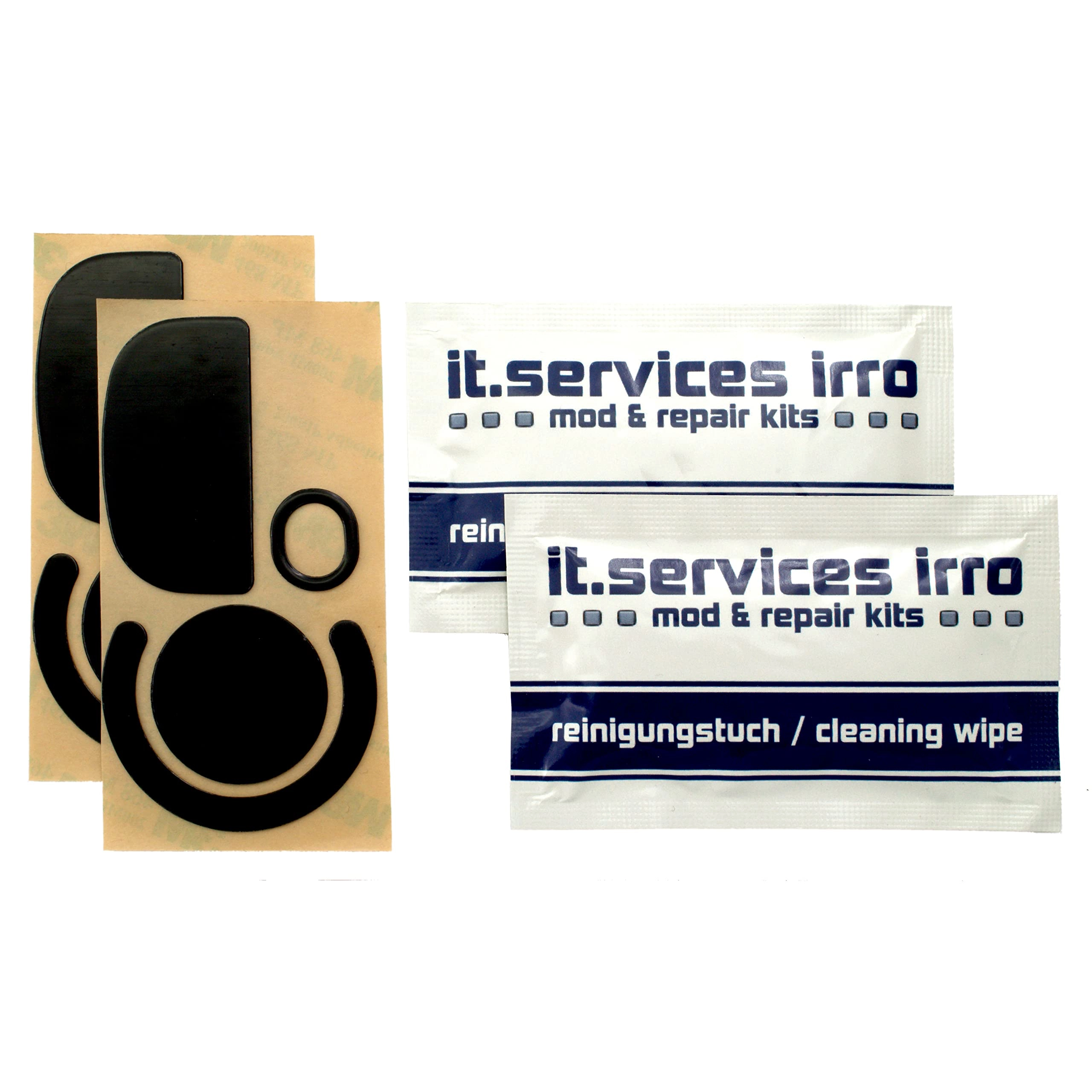 IT-Services Irro Mouse Glides - 2 Sets PTFE Black