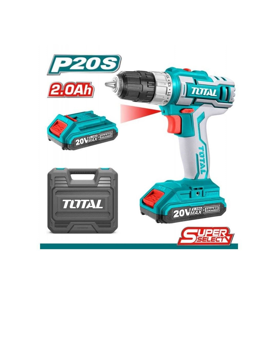 Cordless Drill 12V - 3 Amp Hours
