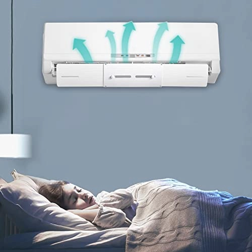 Air Conditioner Deflector - Adjustable Anti-Direct Blowing Pure White