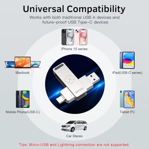 Flash Drive - USB 3.2 USB-C for iPhone 256GB