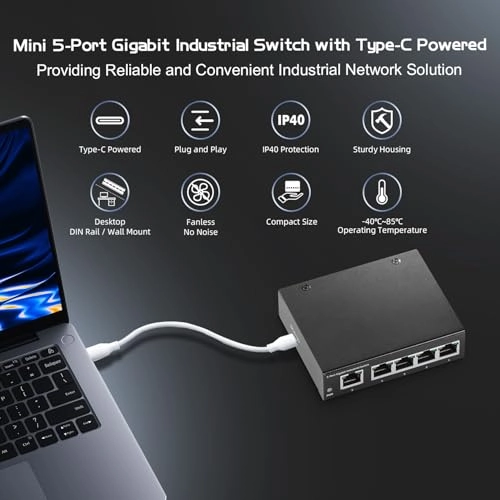 5 Port Gigabit Type-C