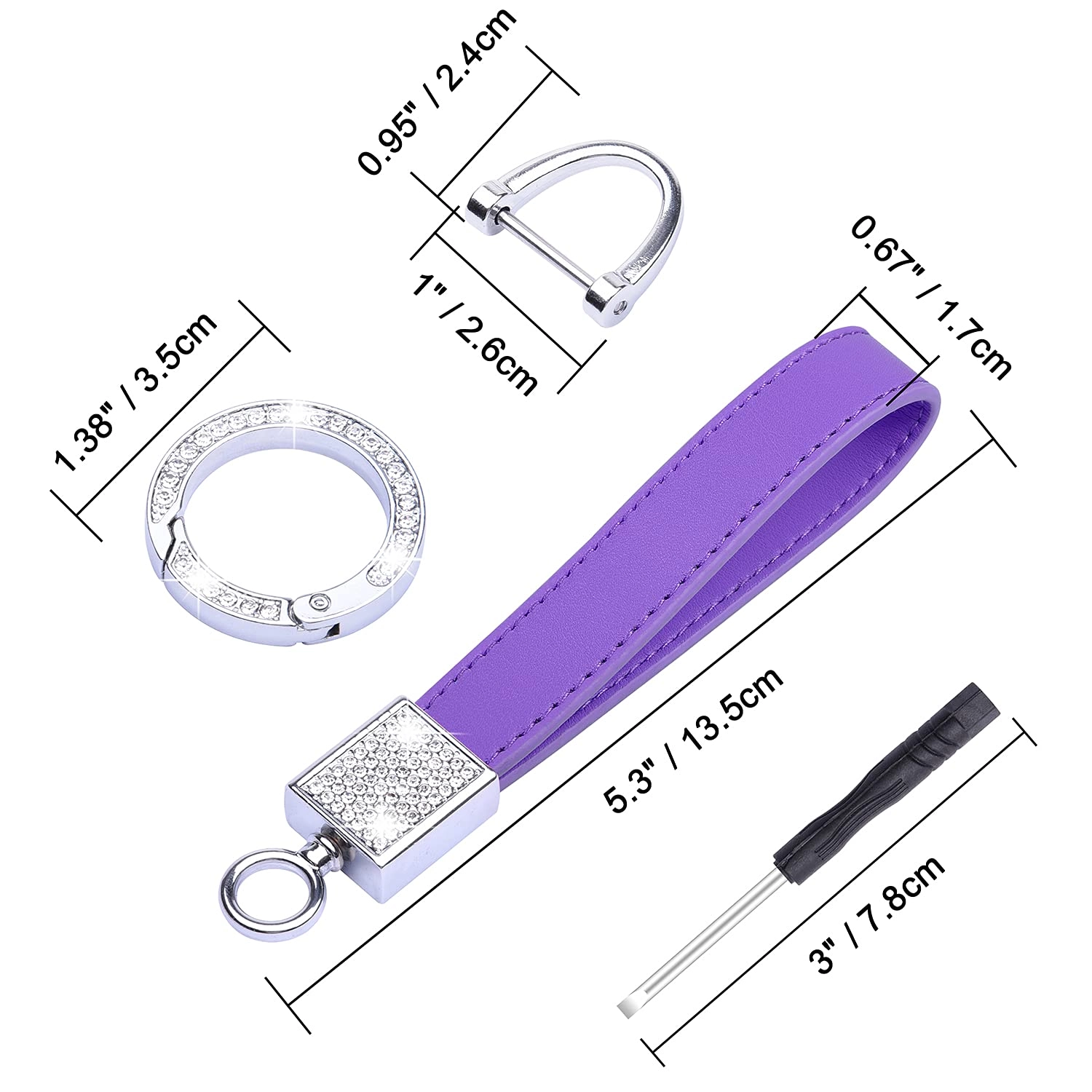 Bling Car Keychain - Car
