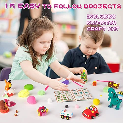 Modeling Clay Kit - Non toxic & environmentally friendly 360g 36 pcs.
