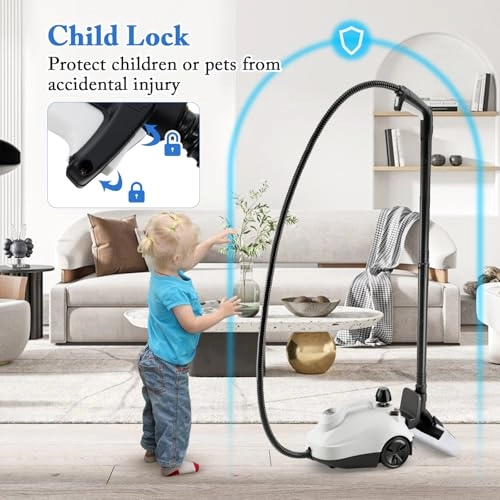 Steam Cleaner - 5 bar/72.5 PSI 1.8 L/61 oz