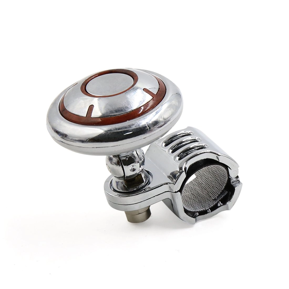 SourcingMap Folding Steering Wheel Knob - Black Plastic Metal