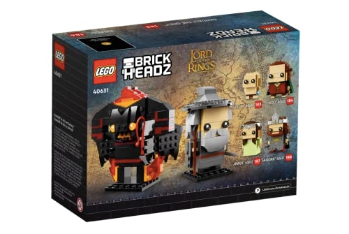 Gandalf the Grey & Balrog - 348-piece BrickHeadz