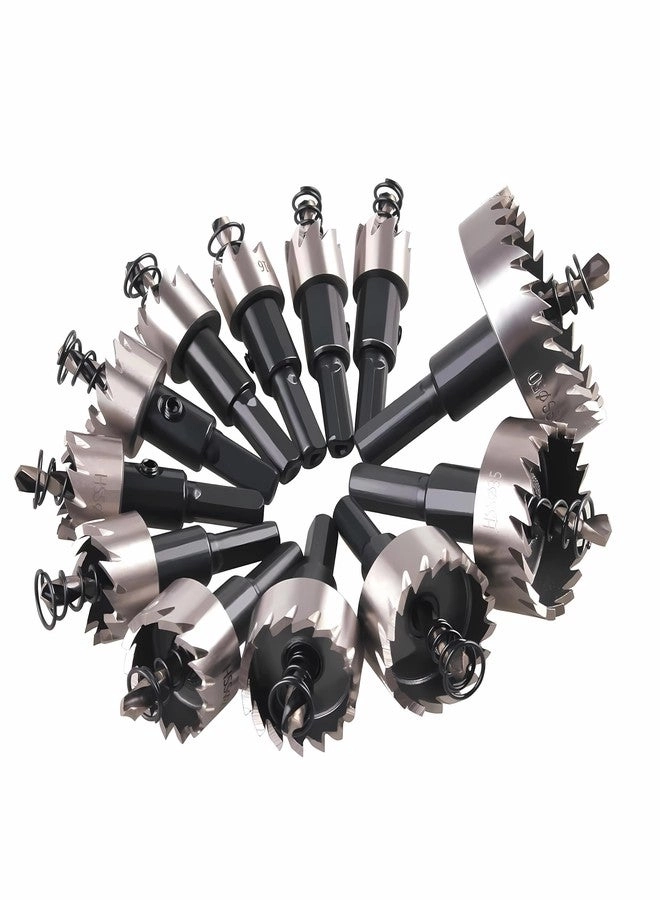 RetLeen Hole Saw Drill Bit Set - 12-55mm Metal Wood PVC Kit