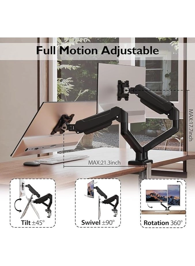 Dual Monitor Mount - 2 Monitors 32 inches 75mm or 100mm