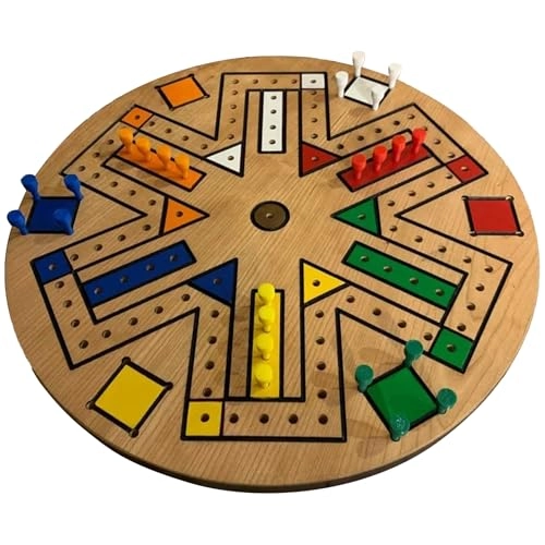 Fast Tracking Game - Wooden 24 Marbles