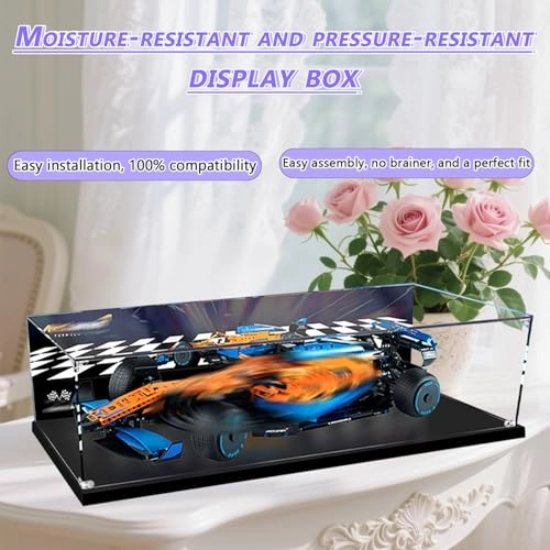 Acrylic Display Case - Compatible with Lego 62 x 30 x 20 cm