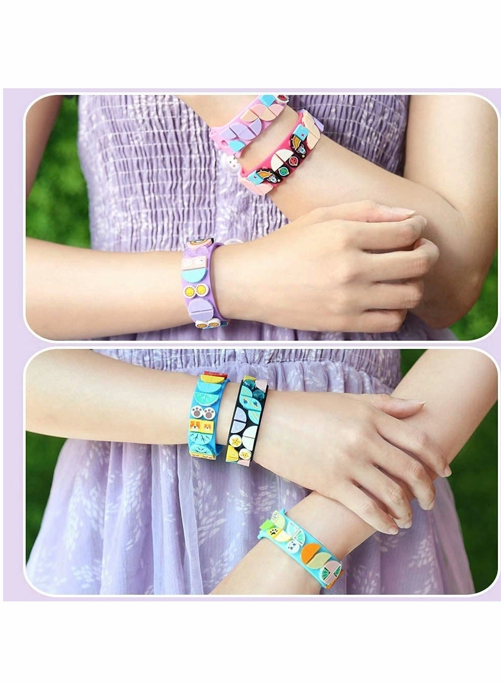 Building Blocks Dots Bracelets - DIY Creative 6PCS