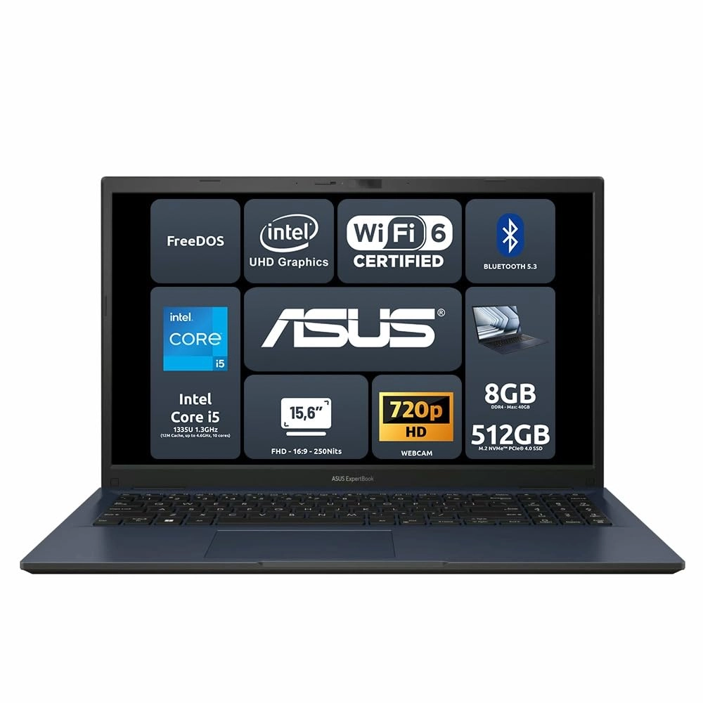 ASUS Expertbook B1 - 15.6'' i5-1335U 8GB DDR4 512GB SSD