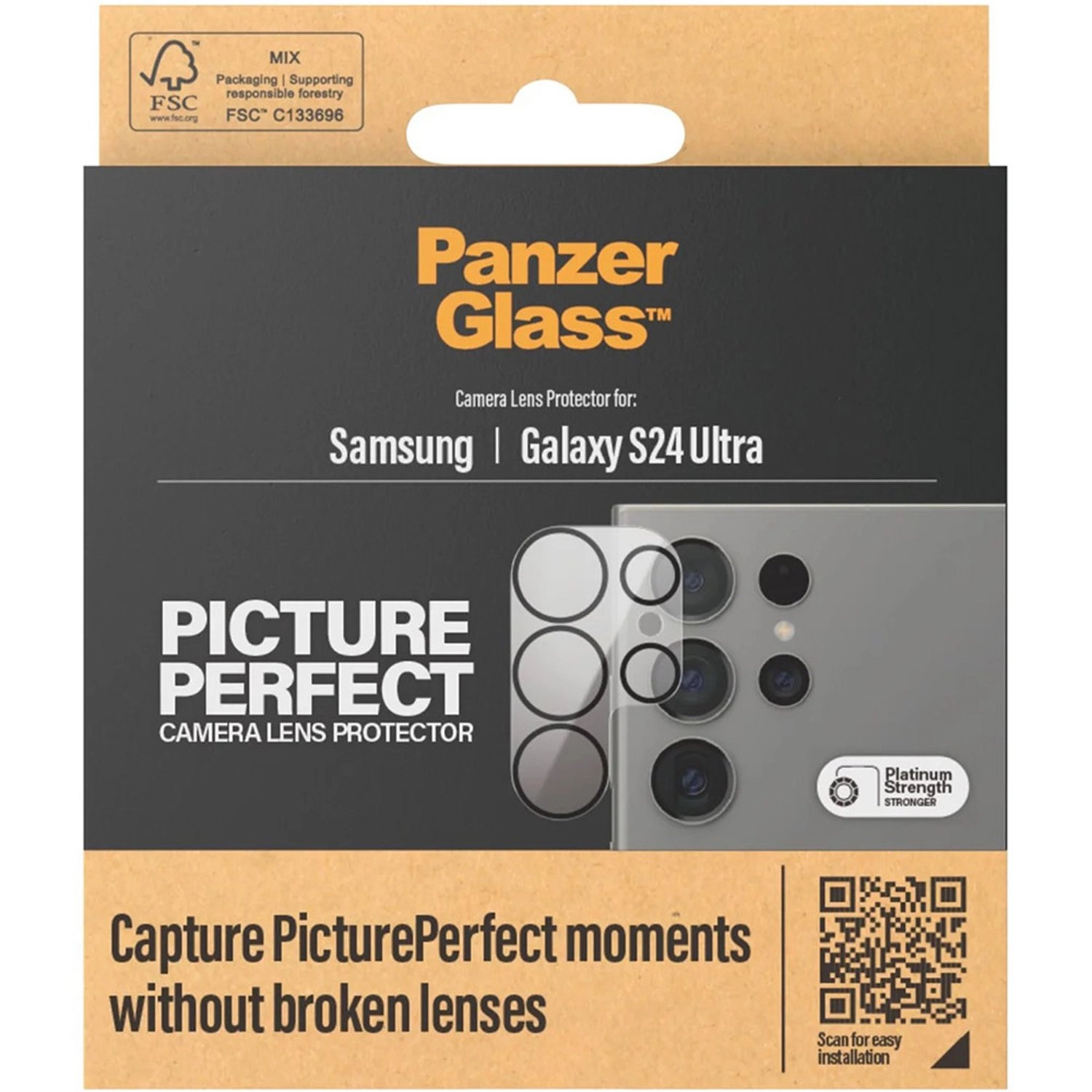 PicturePerfect Camera Lens Protector - Samsung Galaxy S24 Ultra