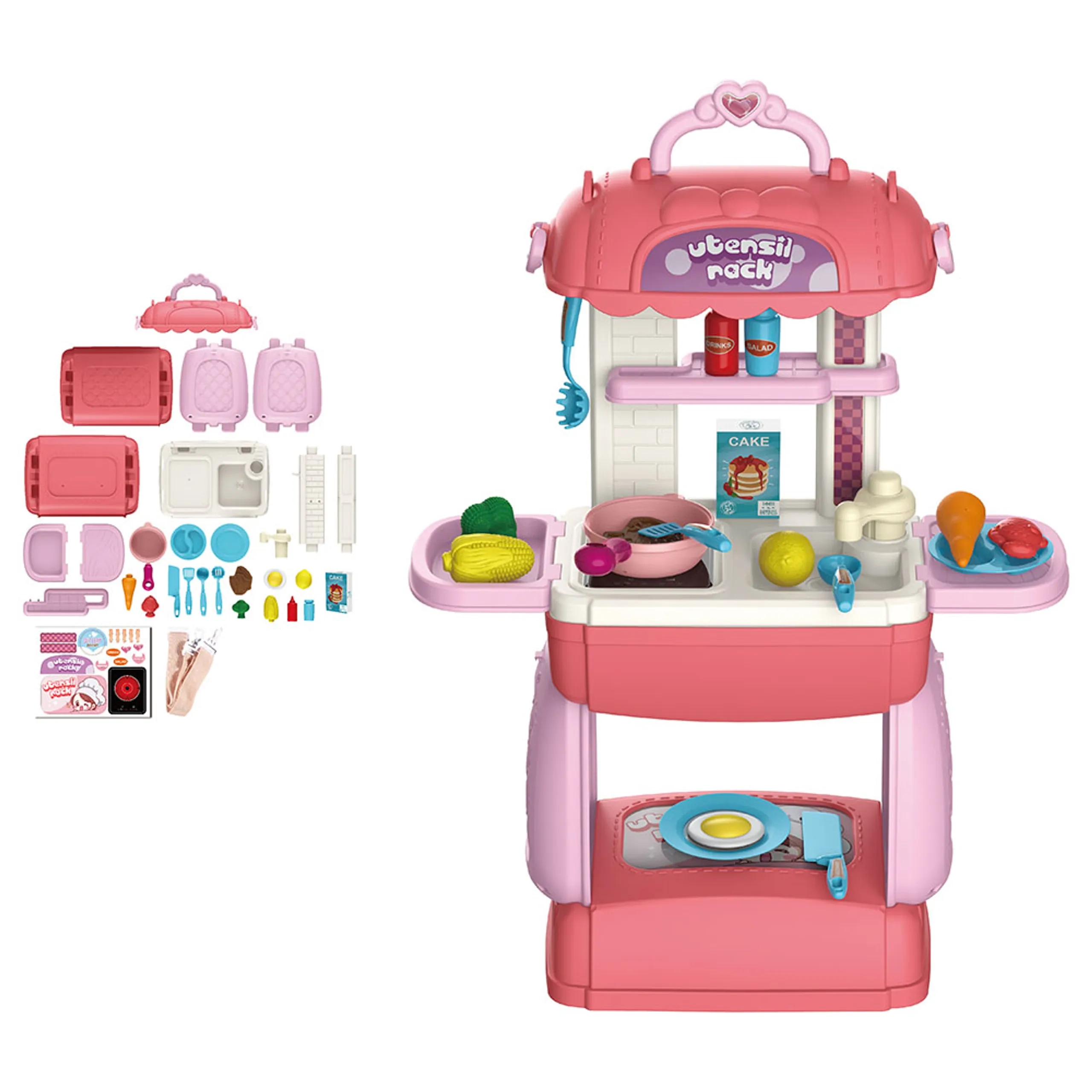 Jawda 3-in-1 Mobile Kitchen - 31 pcs (BTG-024495)