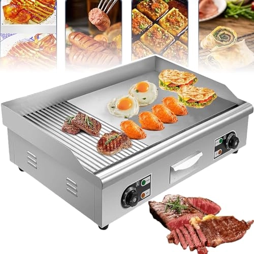 Commercial Electric Griddle - 728x400 mm