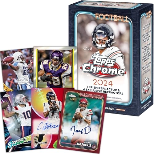 2024 Chrome Football Value Box - 7 Packs