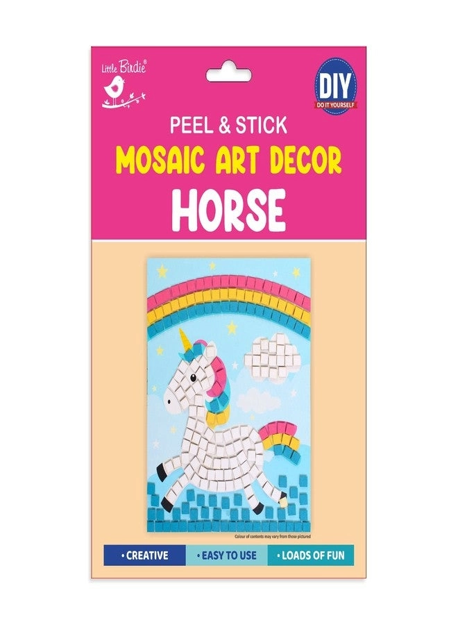 Mosaic Art Decor Peel & Stick - Unicorn 17x21cm