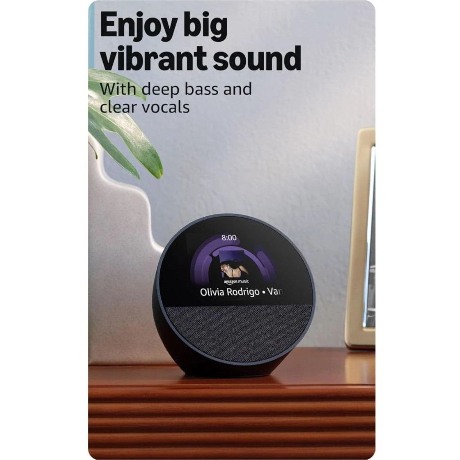 Echo Spot nth Gen - Alexa Glacier White