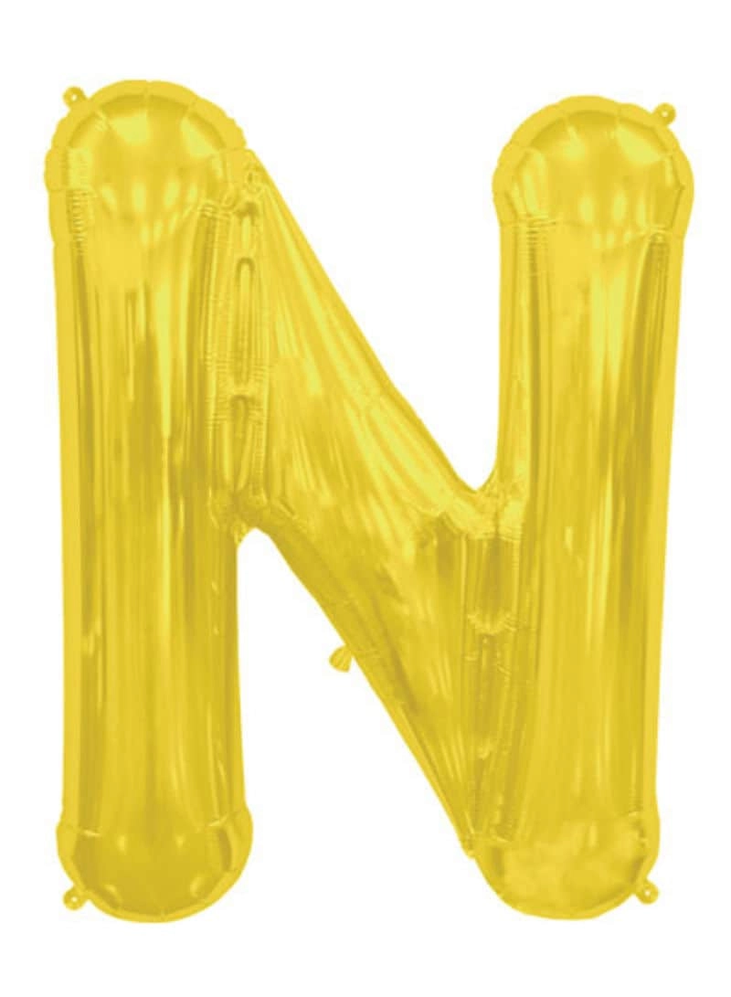 N Letter Shape Foil Balloon