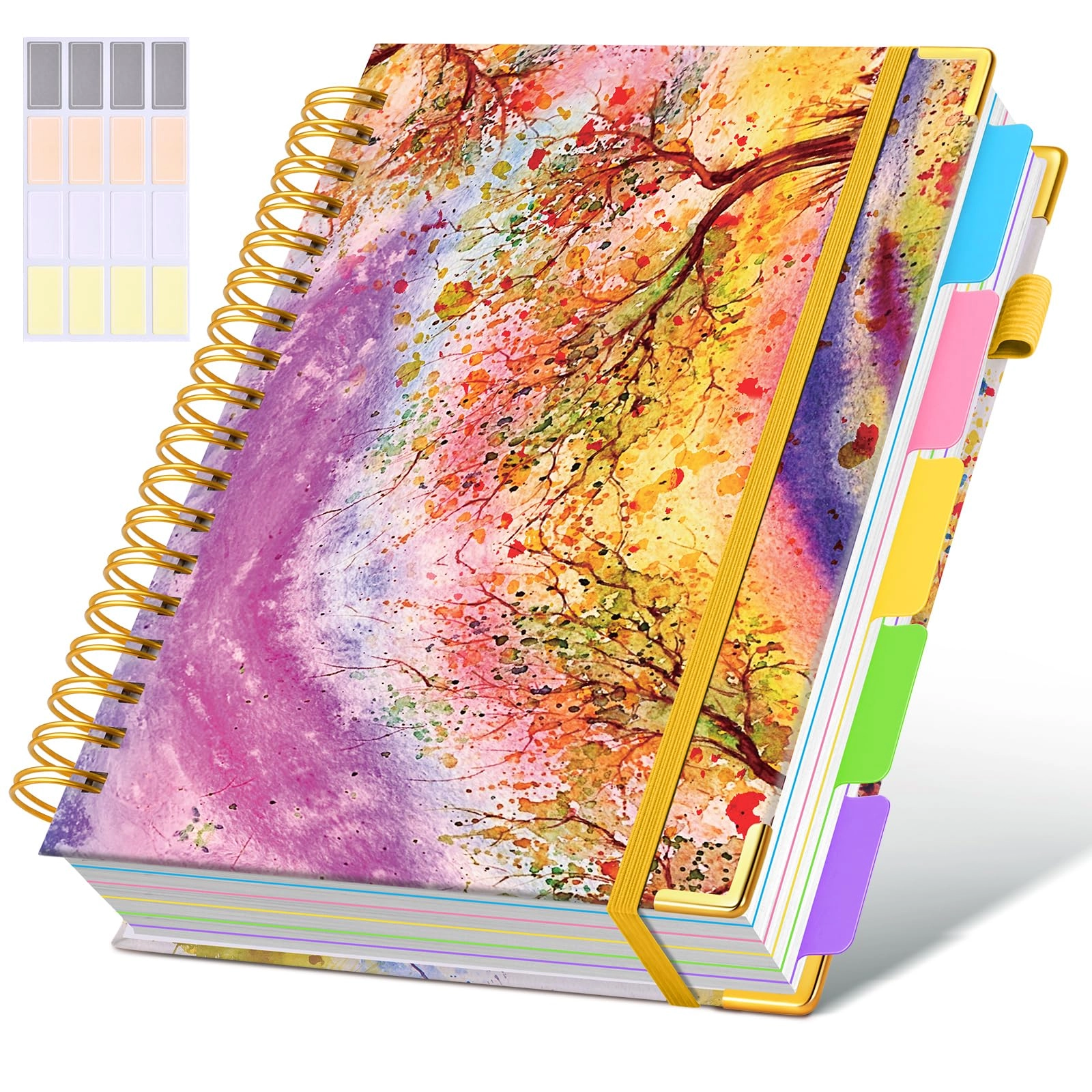 Spiral Notebook Large Hardcover - Lined 150 Sheets