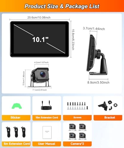Reverse Camera - Night Vision Wired 1080P