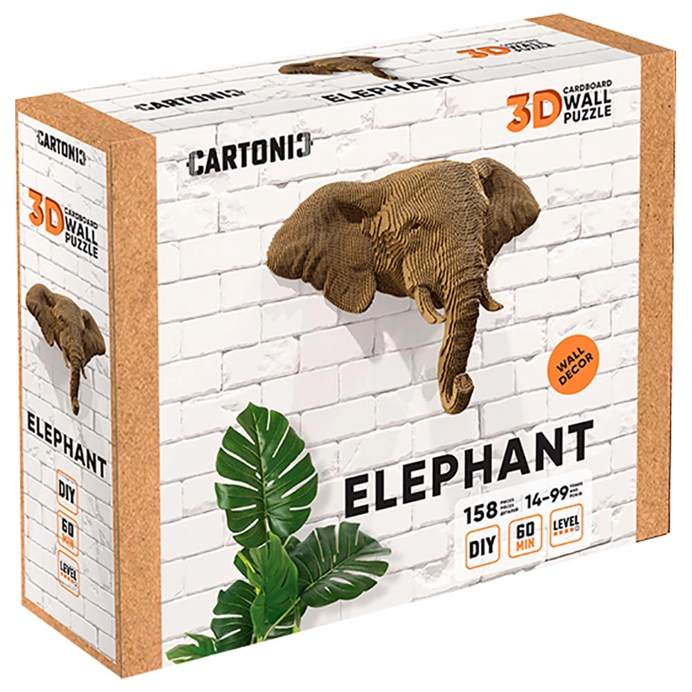 Elephant 3D Puzzle (CWELEP) - 158 pcs