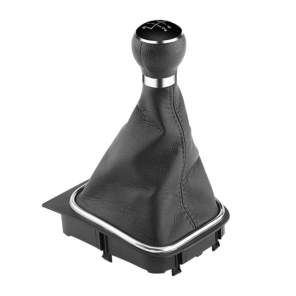 Qiilu 5 Speed Gear Shift Knob Gaiter - VW Golf 6 MK5 MK6 Jetta 2005-2014