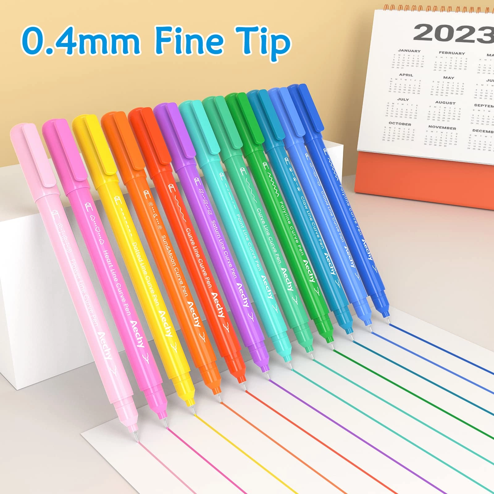 Dual Tip Markers - 12 Colors Dual Tip
