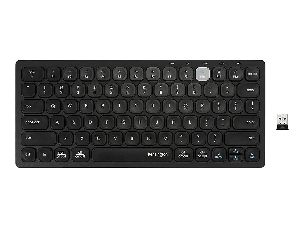 Multi-Device Dual Wireless Compact Keyboard - US Wireless