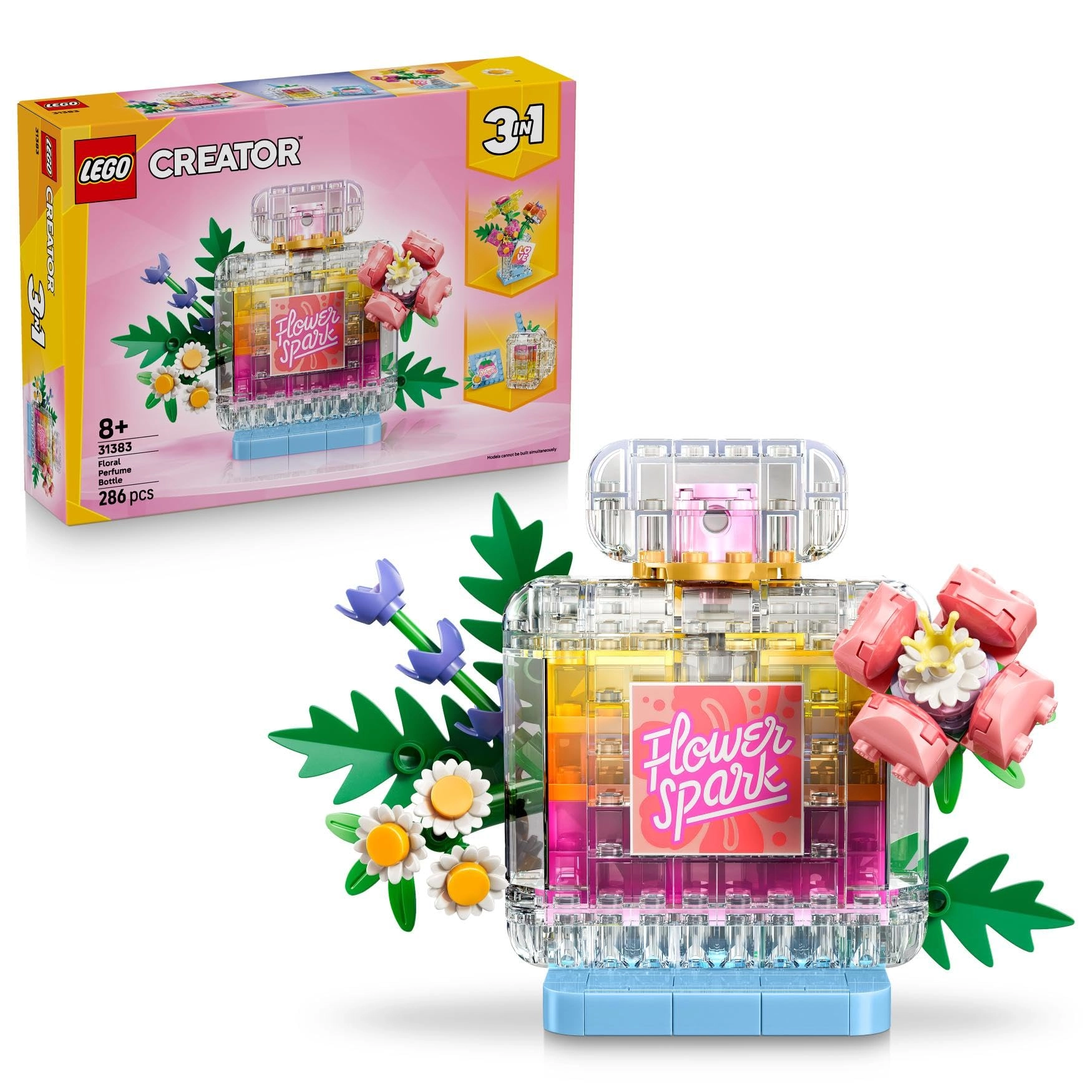 LEGO Creator Floral Decor Perfume Bottle