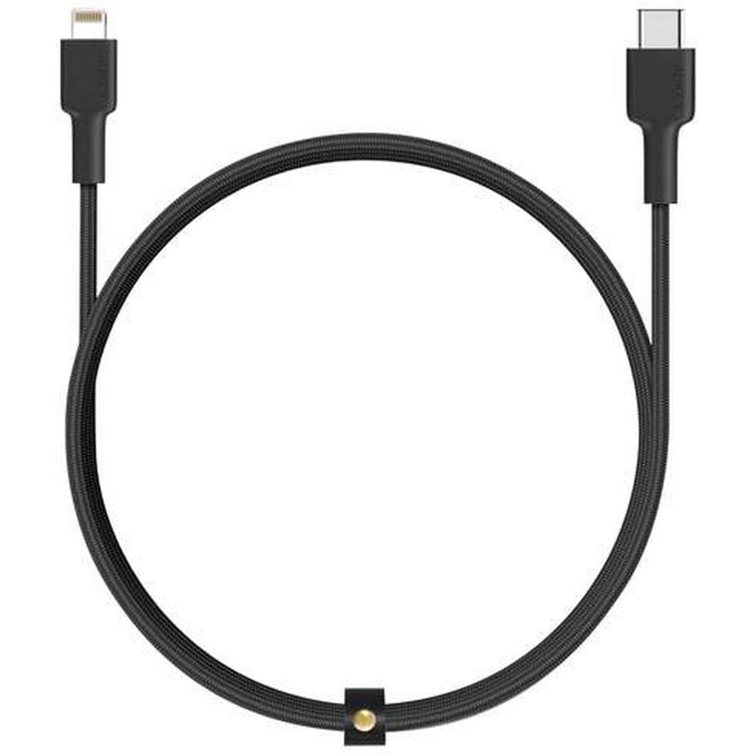 AUKEY Nylon Braided USB-C To Lightning Cable - 0.9m